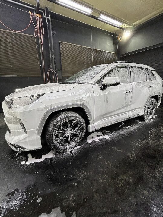 RAV4 コーティング前　洗車