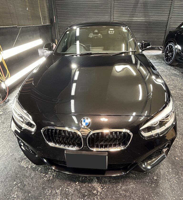 BMW118i Ｇguardガラスコーティング2層（ハードフィニッシュ）＋ホイールコーティング