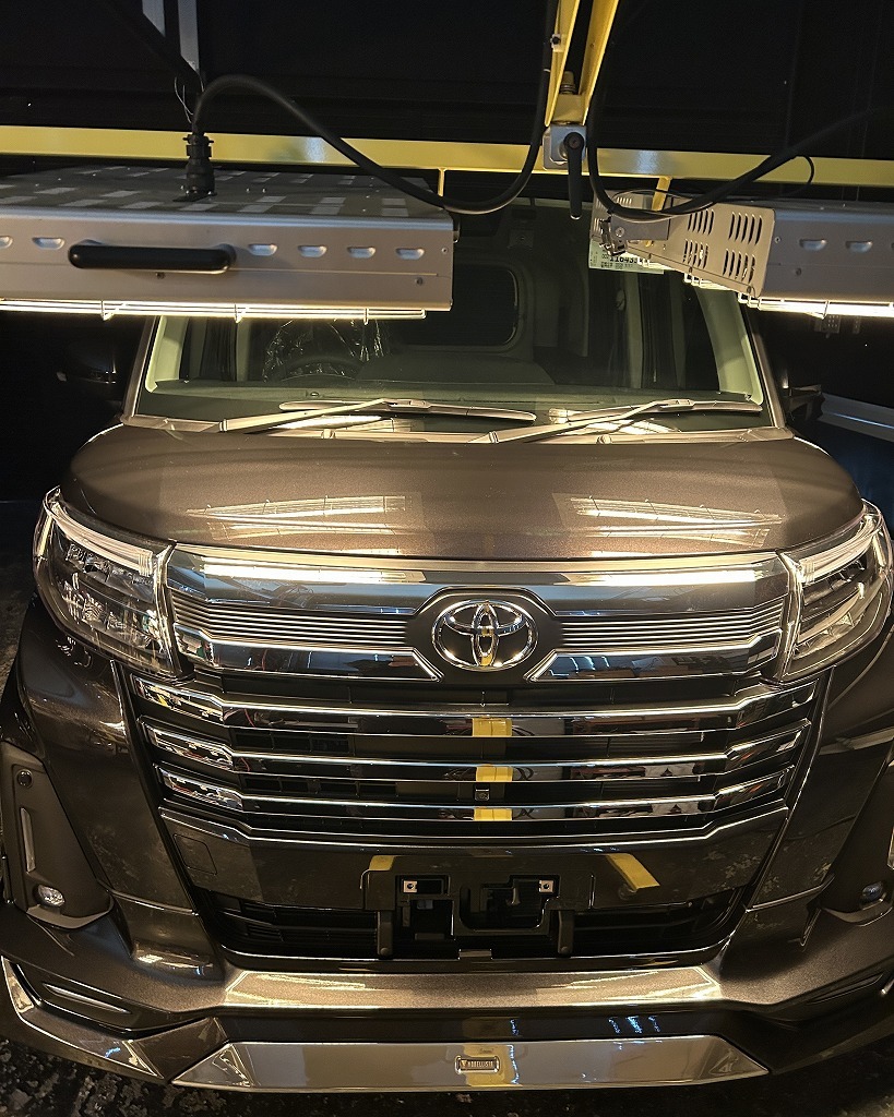 TOYOTAルーミーセラミックコーティングSystemXPRO近赤外ヒーター乾燥コーティング剤硬化
