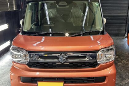 SUZUKIスペーシアＧguardガラスコーティング２層