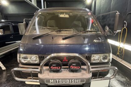 MITSUBISHI デリカ　セラミックコーティングSystemX　Crystal SS　磨き（ハードフィニッシュ)　　