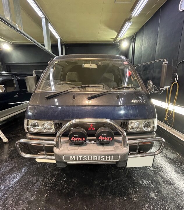 MITSUBISHI デリカ　セラミックコーティングSystemX　Crystal SS　磨き（ハードフィニッシュ)　　