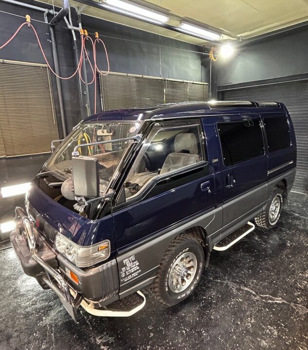 MITSUBISHI デリカ　セラミックコーティングSystemX　Crystal SS　磨き（ハードフィニッシュ)　　
