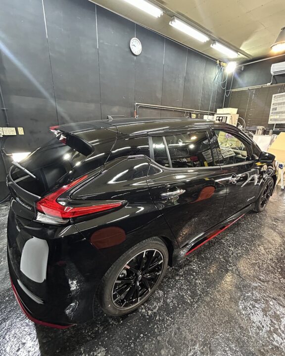 NISSANリーフnismoＧguardガラスコーティング３層（親水）