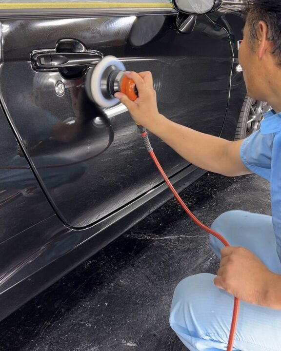 DAIHATSU コペン Gguardガラスコーティング5層(親水)トップコートダブルアクション施工