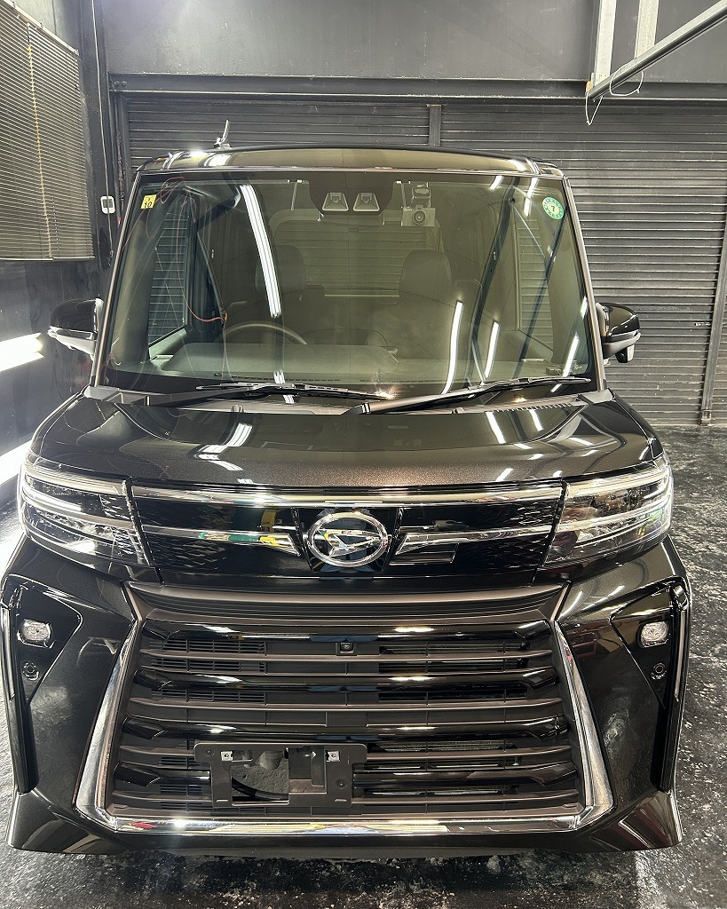 DAIHATSU　タントセラミックコーティングSystemX　CrystalSSとフロントガラス撥水コーティング施工