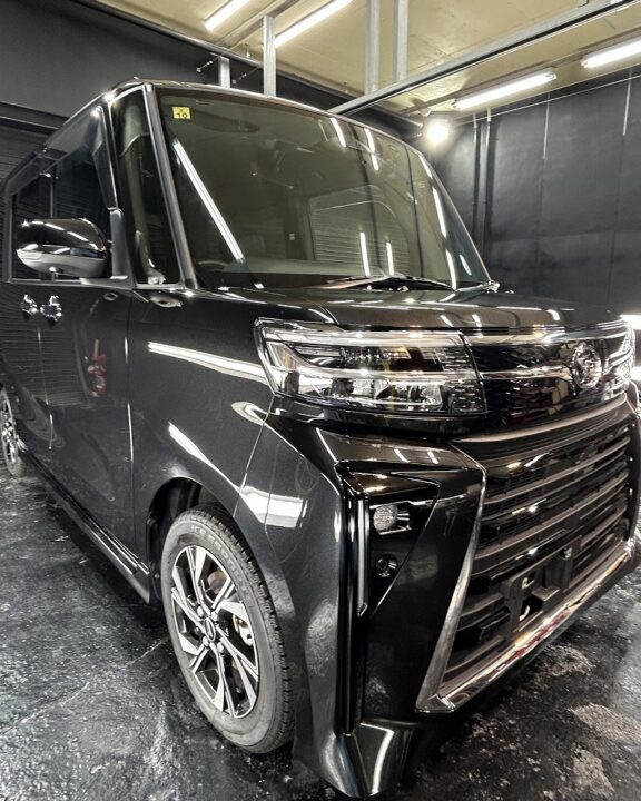 DAIHATSU　タントセラミックコーティングSystemX　CrystalSSとフロントガラス撥水コーティング施工