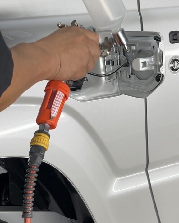 SUZUKI ジムニーGguardガラスコーティング素地部吹き付け施工