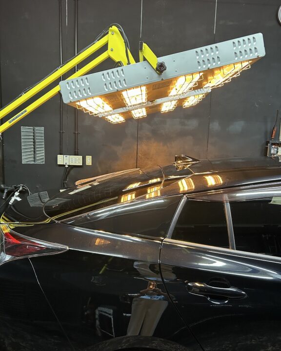 TOYOTAプリウスセラミックコーティングSystemXPRO施工乾燥