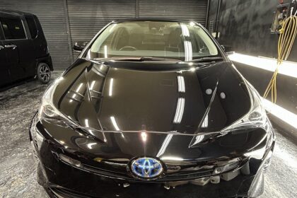 TOYOTAプリウスセラミックコーティングSystemXPRO＋全磨き＋フロントガラス撥水コーティング