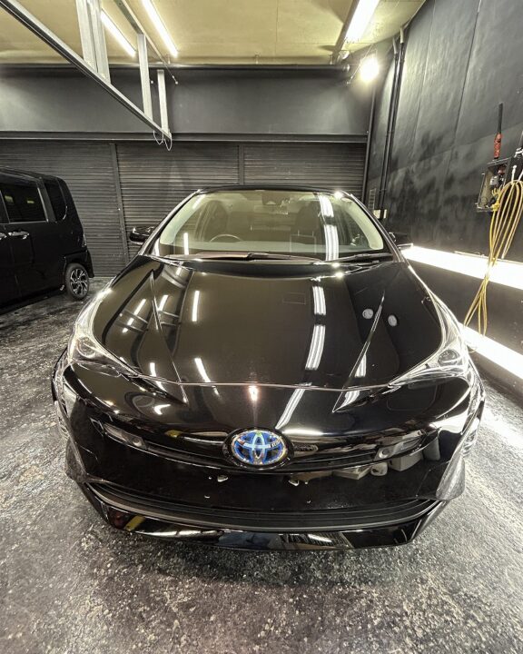 TOYOTAプリウスセラミックコーティングSystemXPRO＋全磨き＋フロントガラス撥水コーティング
