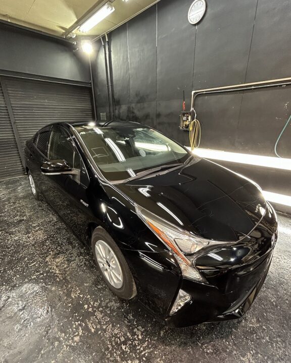 TOYOTAプリウスセラミックコーティングSystemXPRO＋全磨き＋フロントガラス撥水コーティング
