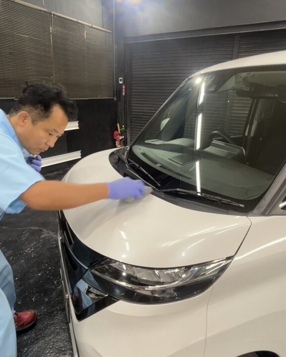 NISSANルークス　セラミックコーティングSystemX　DiamondSS　　 手塗り施工