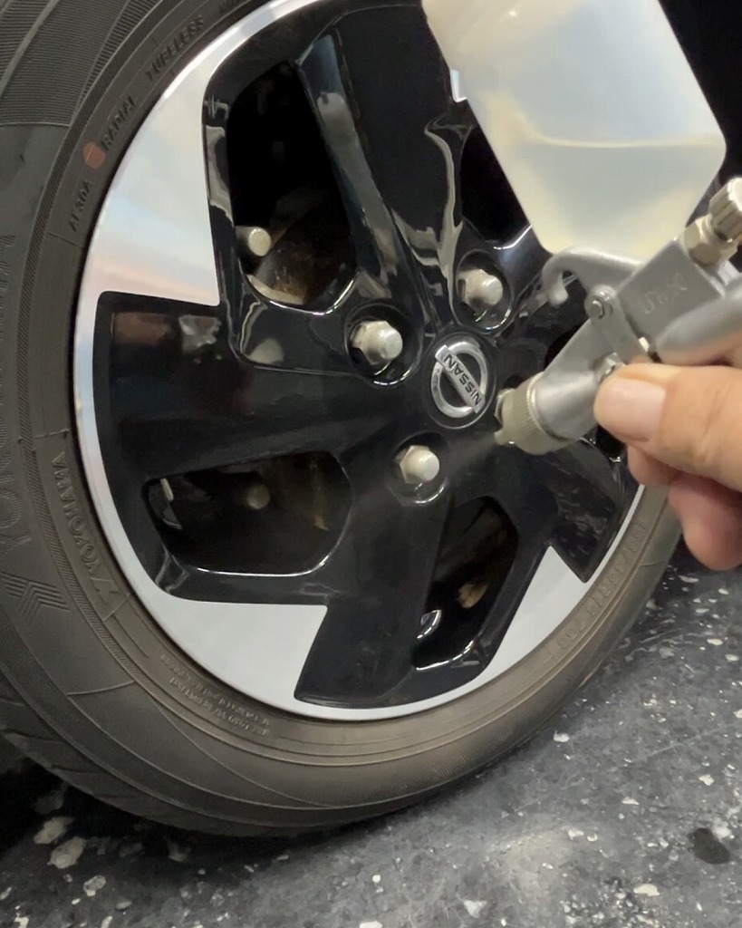 NISSANルークス　セラミックコーティングホイールコーティング施工