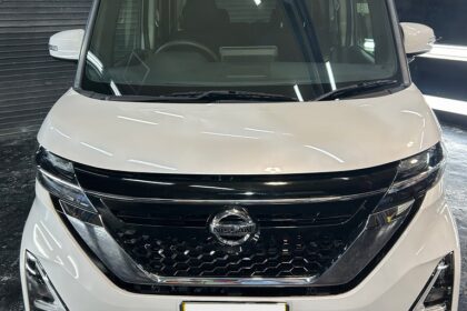 NISSANルークス　セラミックコーティングSystemX　DiamondSS　　 フロントガラス撥水コーティング施工