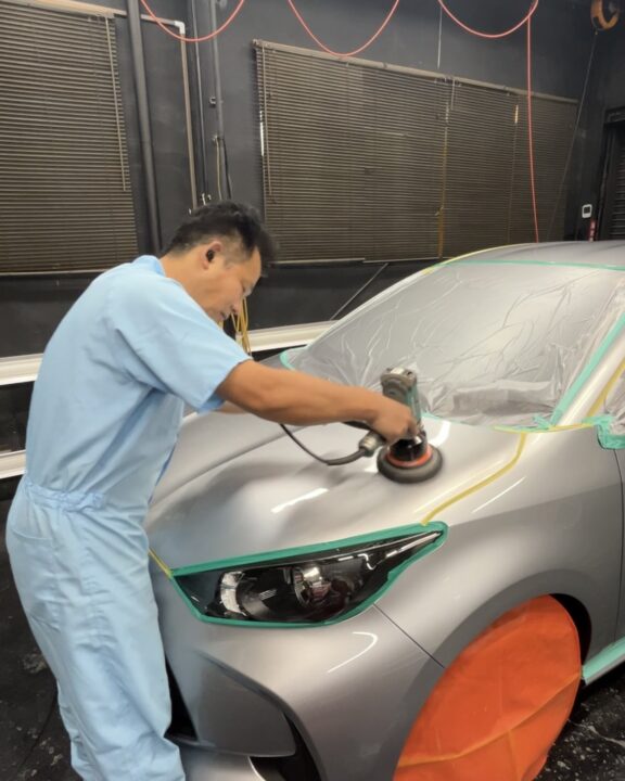 TOYOTAヤリスセラミックコーティングSystemXPRO(ミドルフニッシュ）小傷除去、シミ除去、くすみ除去、艶出し