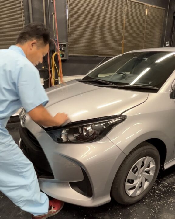 TOYOTAヤリスセラミックコーティングSystemXPRO施工