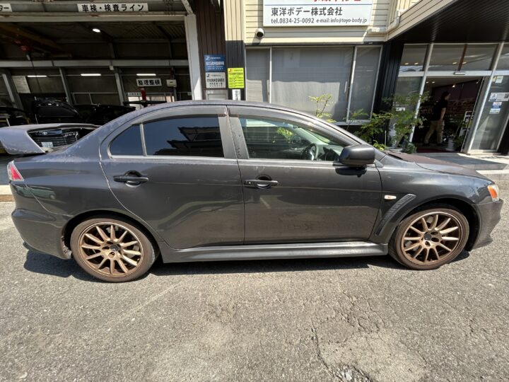 IMG_1675 - 鈑金塗装・カーコーティング・車検|山口県 東洋ボデー株式会社 三菱 ランサー エボリューション 全塗装