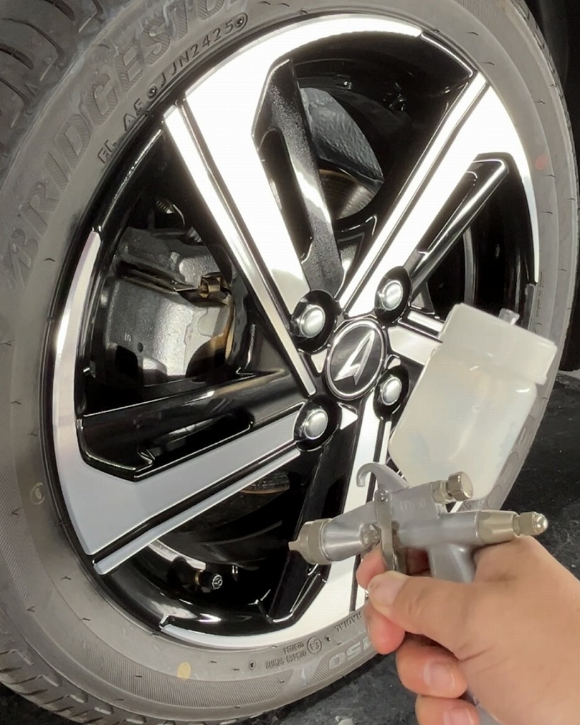 DAIHATSUムーブ　ホイールコーティング施工