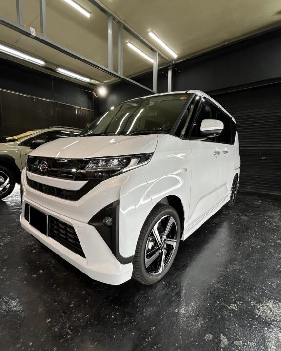 DAIHATSUムーブ　セラミックコーティングSystemXMAXG⁺とホイールコーティング施工