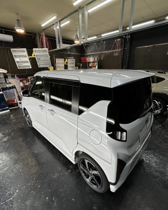 DAIHATSUムーブ　セラミックコーティングSystemXMAXG⁺とホイールコーティング施工
