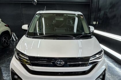 DAIHATSUムーブ　セラミックコーティングSystemXMAXG⁺とホイールコーティング施工