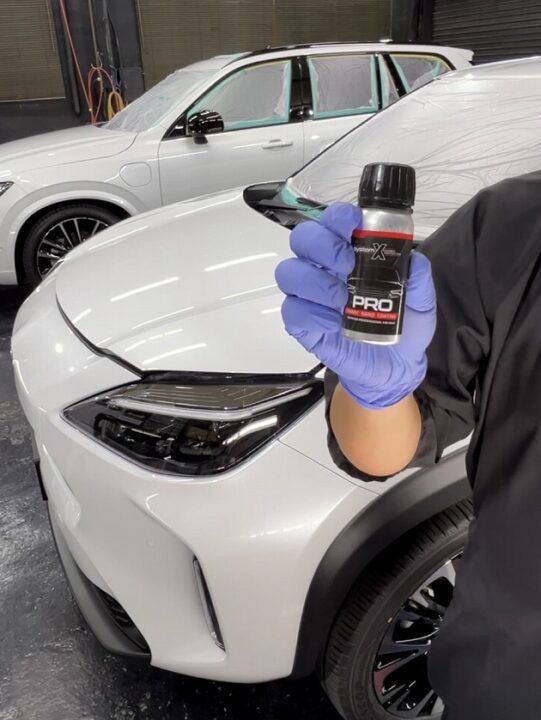 TOYOTA ヤリスクロスセラミックコーティングSystemXPRO施工