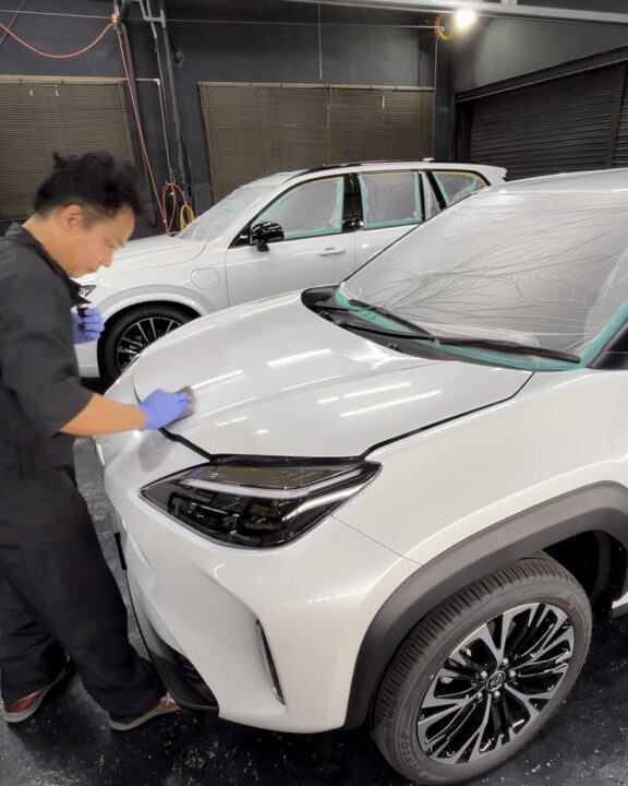 TOYOTA ヤリスクロスセラミックコーティングSystemXPRO手塗り施工