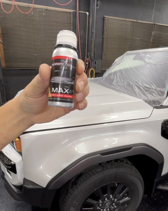 ランドクルーザー250セラミックコーティングSystemX MAXとホイールコーティングSystemX施工