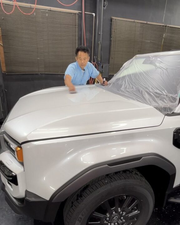 ランドクルーザー250セラミックコーティングSystemX MAXとホイールコーティングSystemX施工