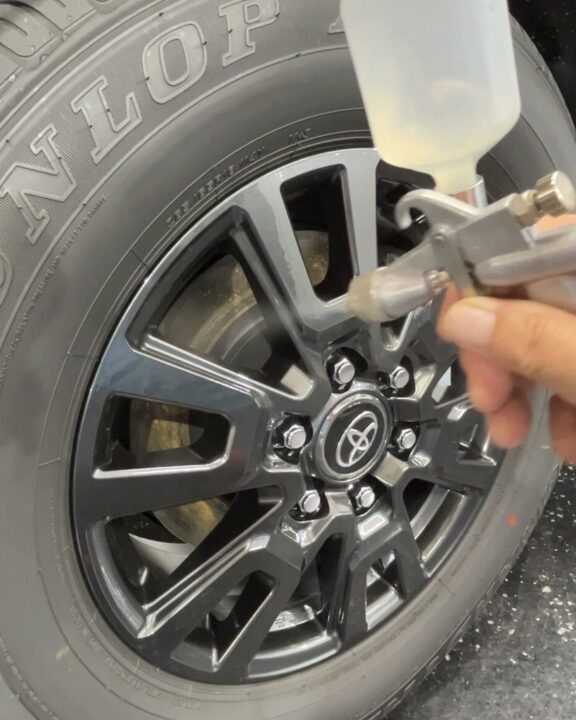 ランドクルーザー250ホイールコーティングSystemX施工