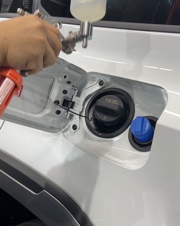 ランドクルーザー250素地部コーティング施工