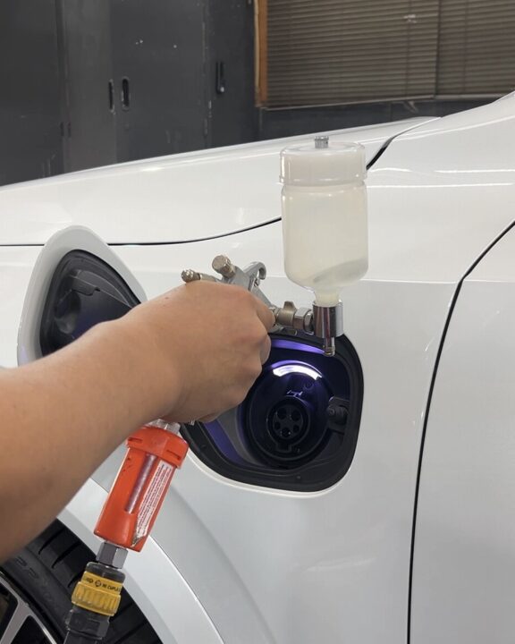 ボルボXC90Gguard充電部コーティング施工