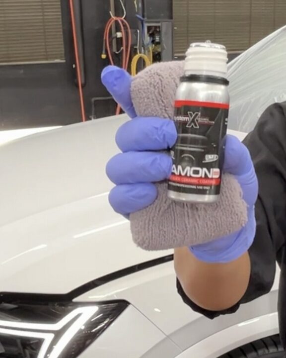 ボルボXC90 部分セラミックコーティング施工