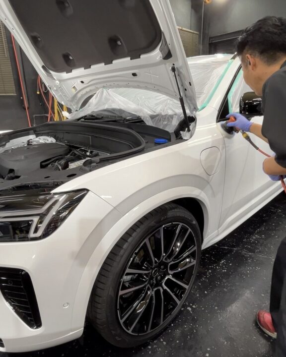 ボルボXC90Gguardガラスコーティング3層(親水)