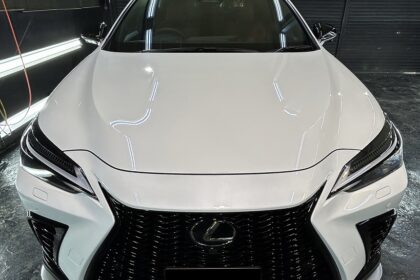 レクサスRX300　Ｇguardガラスコーティング３層（親水）＋ホイールコーティング