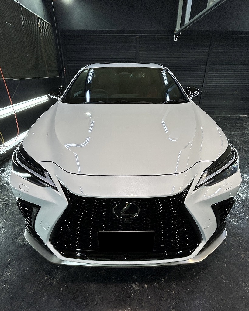 レクサスRX300　Ｇguardガラスコーティング３層（親水）＋ホイールコーティング