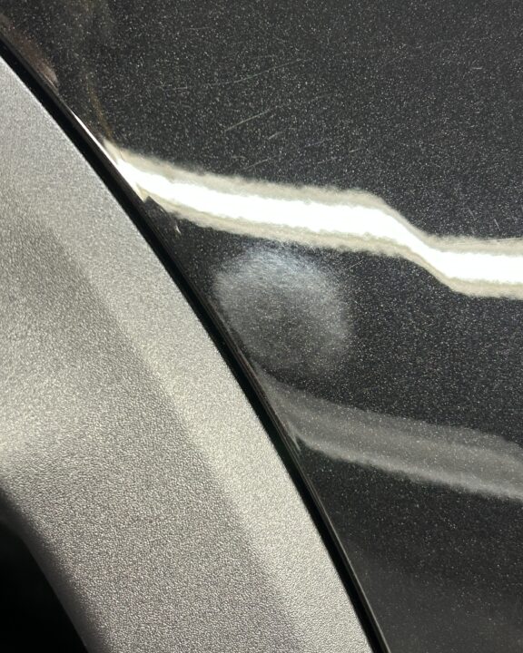 メルセデスベンツ GLB200d Gguardガラスコーティング3層施工前磨き