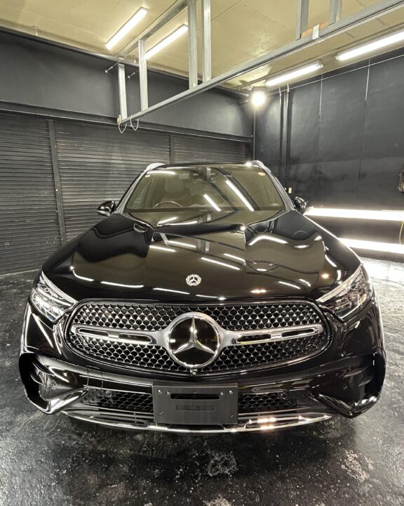 メルセデスベンツ GLB200d Gguardガラスコーティング3層(親水)+ホイールコーティング