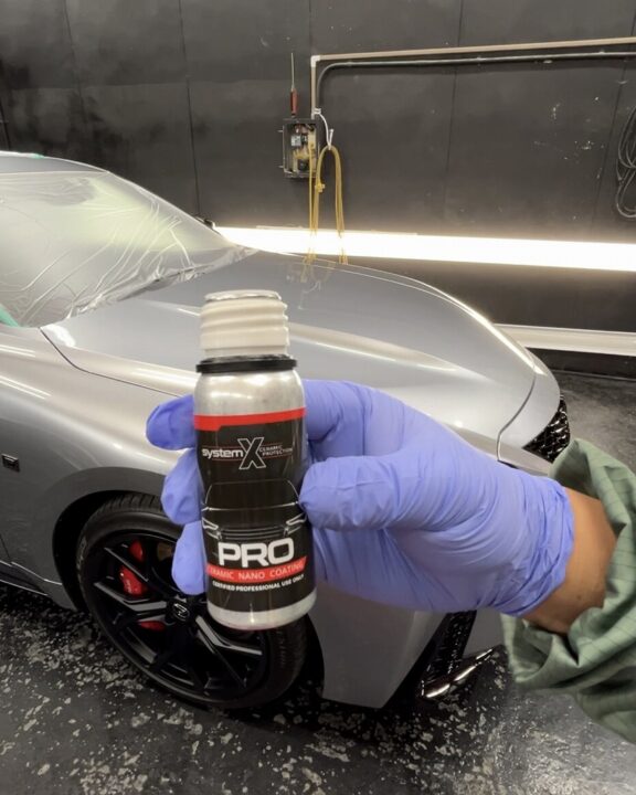 レクサスIS500セラミックコーティングSystemX PRO +ホイールコーティング