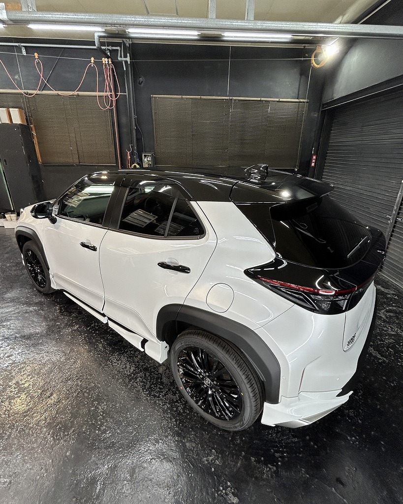 ヤリスクロス セラミックコーティングSystemXPRO施工