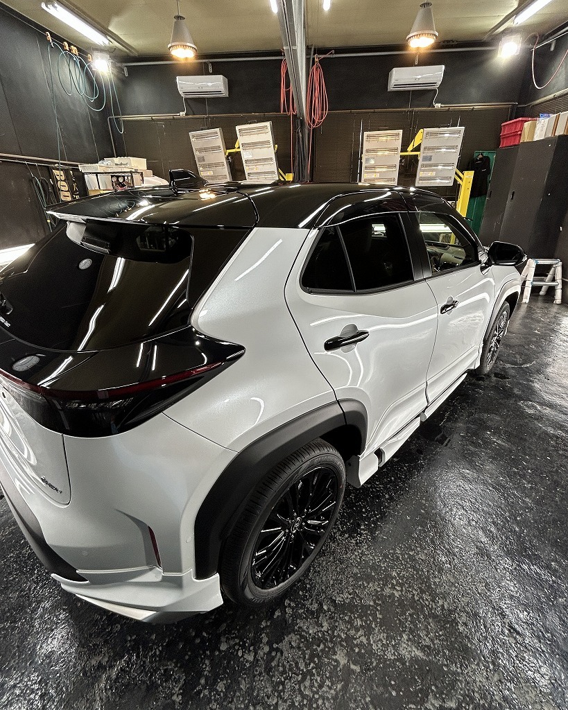 ヤリスクロス セラミックコーティングSystemXPRO施工