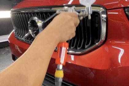 ボルボ XC40 素地部コーティング吹き付け施工