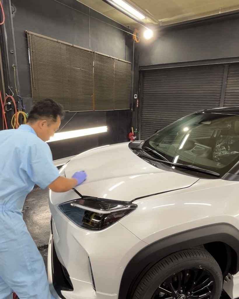 ヤリスクロス セラミックコーティングSystemXPRO施工