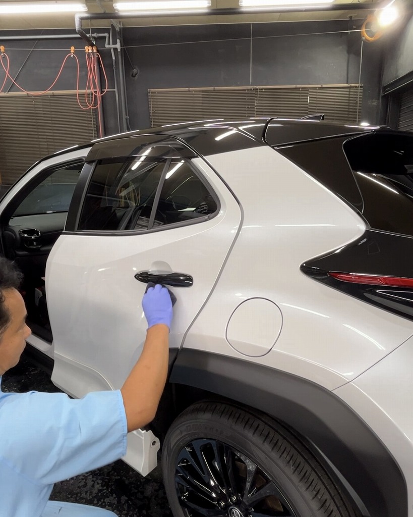 ヤリスクロス セラミックコーティングSystemXPRO施工