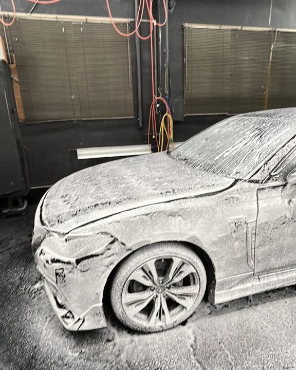 TOYOTAクラウンGguardガラスコーティング3層(親水)+全磨き(ハードフィニッシュ)施工前洗車