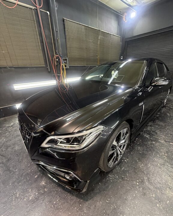 TOYOTAクラウンGguardガラスコーティング3層(親水)+全磨き(ハードフィニッシュ)