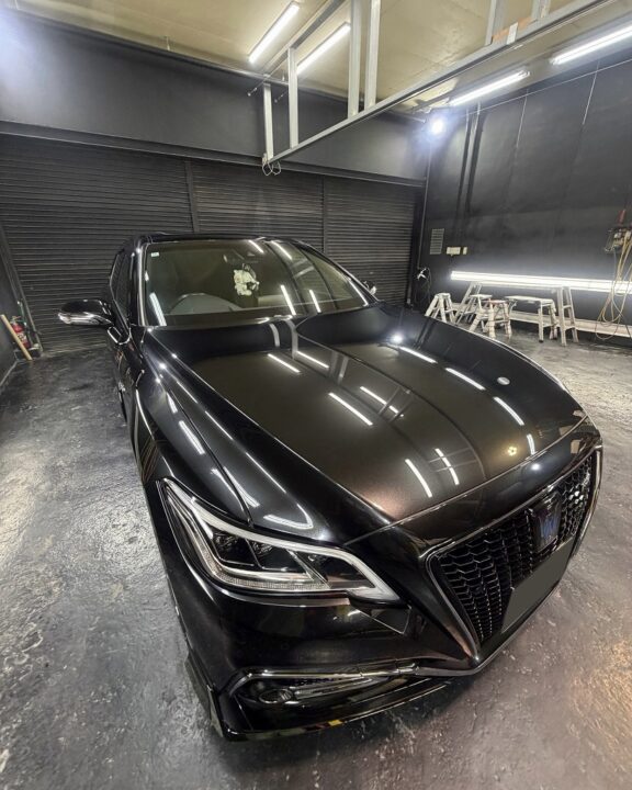 TOYOTAクラウンGguardガラスコーティング3層(親水)+全磨き(ハードフィニッシュ)