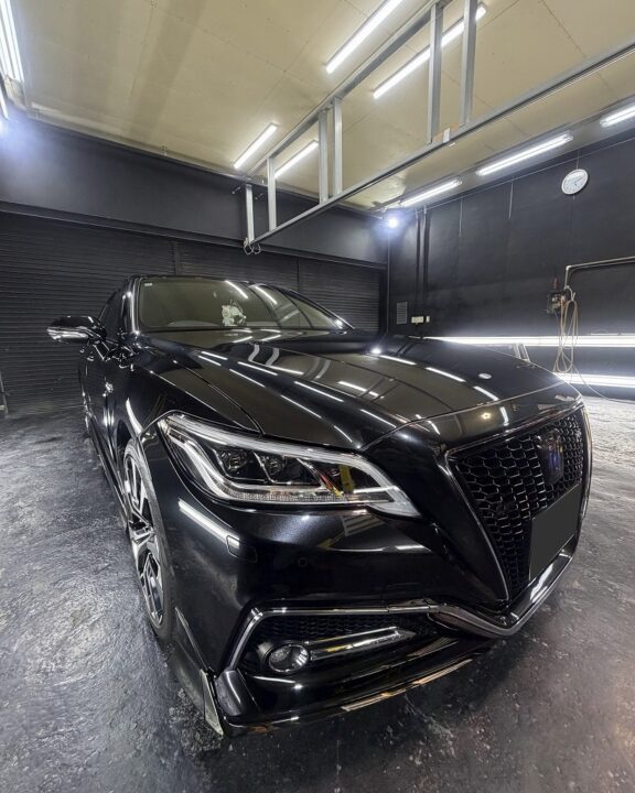 TOYOTAクラウンGguardガラスコーティング3層(親水)+全磨き(ハードフィニッシュ)