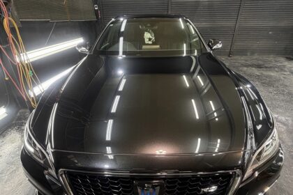 TOYOTAクラウンＧguardガラスコーティング３層（親水）＋全磨き（ハードフィニッシュ）